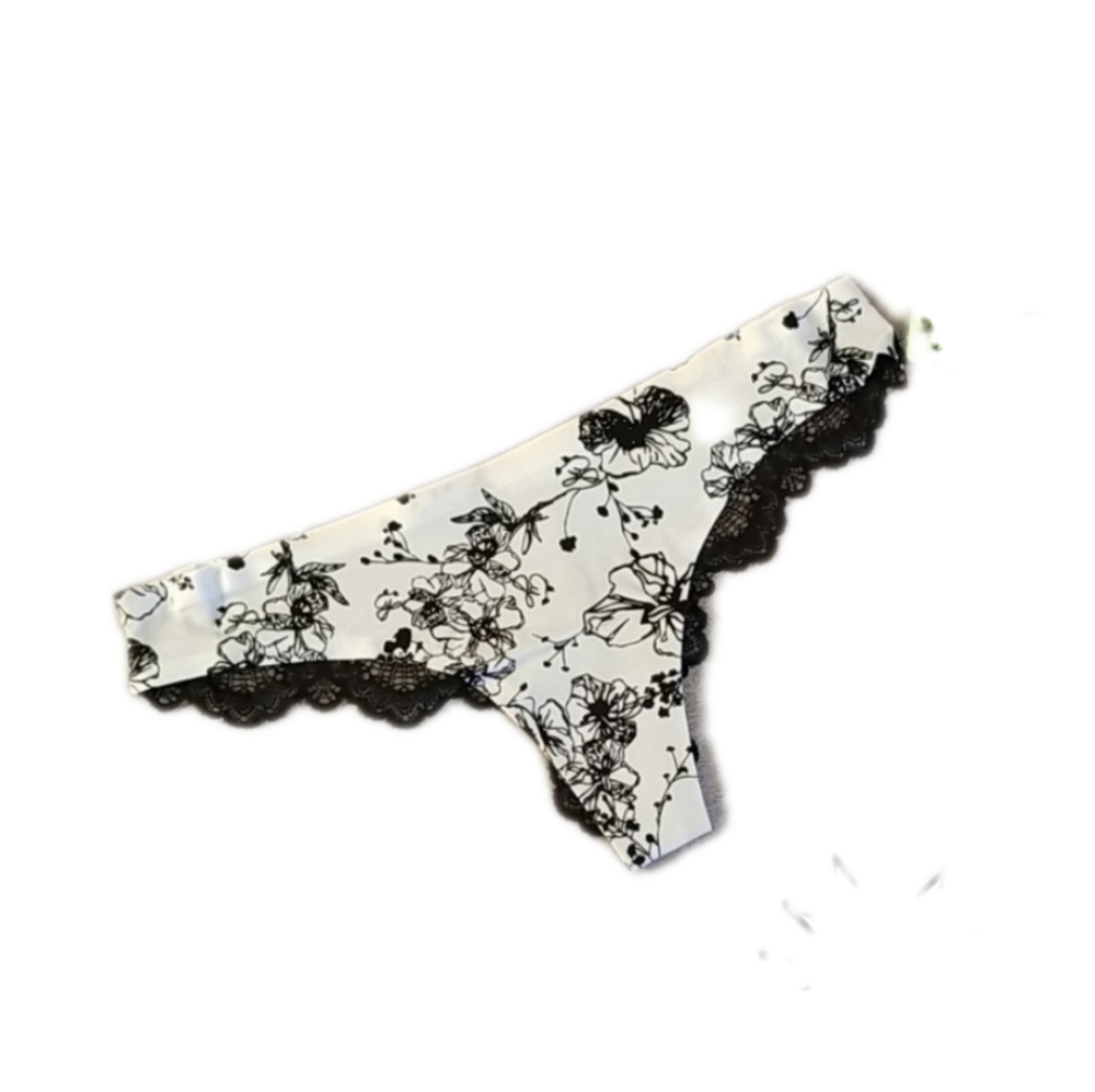 Sam Edelman Micro & Lace Tanga Floral Small